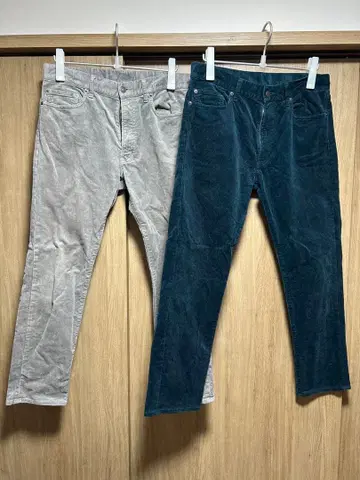 BEAMS PLUS 5 코듀로이 팬츠 L 2개 세트