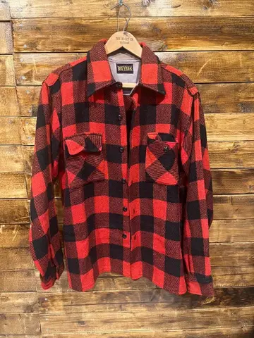 빈티지 BIG YANK 빨검 체크 플란넬 셔츠