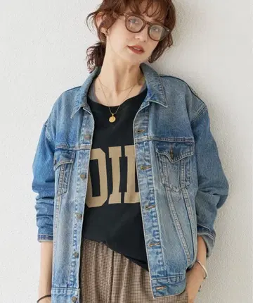리브 드와 데님 자켓