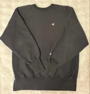 Champion 리버스 위브 90s 블랙 눈 있음 XL