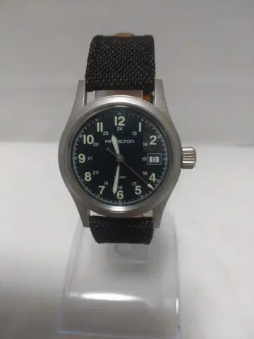 Hamilton 아날로그 손목시계 블랙