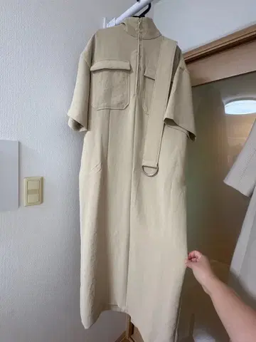 새상품 CLANE 하프 집 밀리터리 원피스