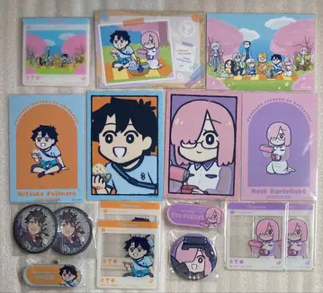 FGO 후지마루 리츠카 마슈 브로마이드 아크릴 카드 캔뱃지 네임 배지