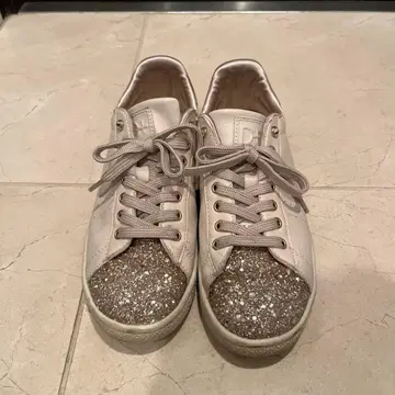 diana 글리터 스니커즈 베이지