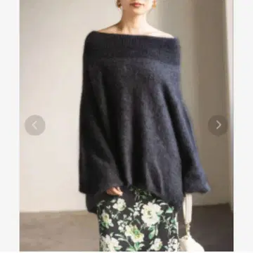 퍼 니트 오프숄더 풀오버 2