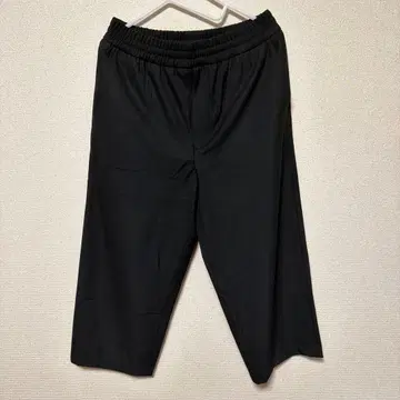 유니클로:C 와이드 팬츠 블랙