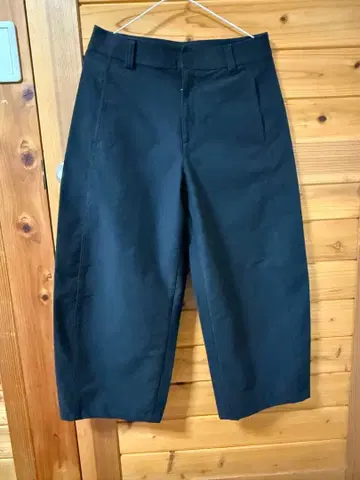 유니클로 저지 레그 팬츠 L 09 블랙 밑단 보정 있음 인심 60cm