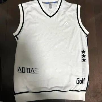 adidas 화이트 골프 베스트 L 사이즈