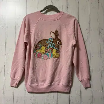 [ USA Hanes ] 빈티지 부활절 맨투맨 M