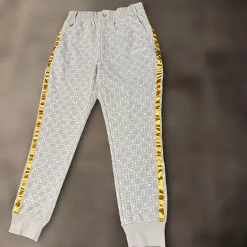 Re:Roen 그레이 체크 무늬 조거 팬츠