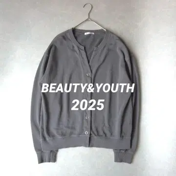 BEAUTY&YOUTH 피그먼트 맨투맨 가디건
