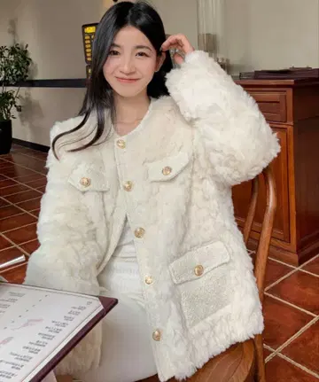 노카라 퍼 자켓