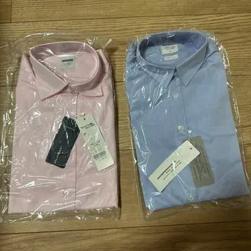 가마쿠라 셔츠 코튼 100% 긴팔 셔츠 2종 세트