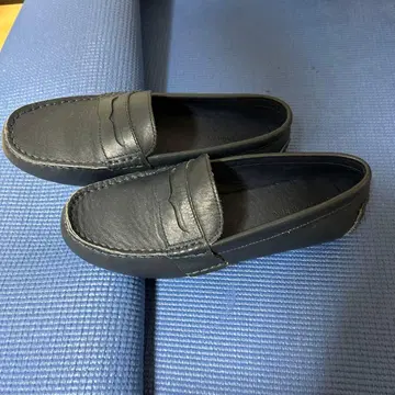 랄프 로렌 네이비 로퍼 밴딩 밑창 가죽 신발 22.5cm