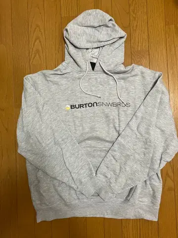 BURTON 버튼 트레이닝복 속기모 그레이 후드티 원포인트