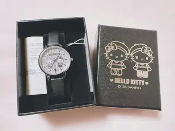 새상품 산리오 kitty 키티 워치 ( 흑백 걸리시 쌍둥이 코디 )