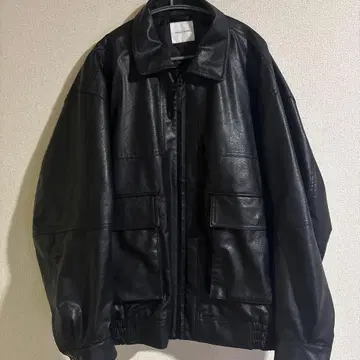 FREAK'S STORE 블랙 가죽 자켓