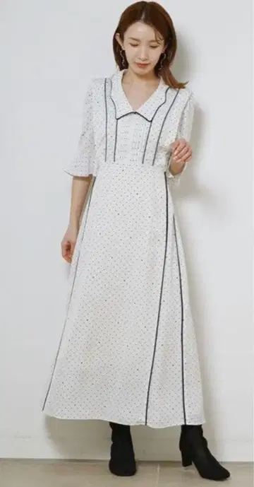 스나이델 파이핑 원피스