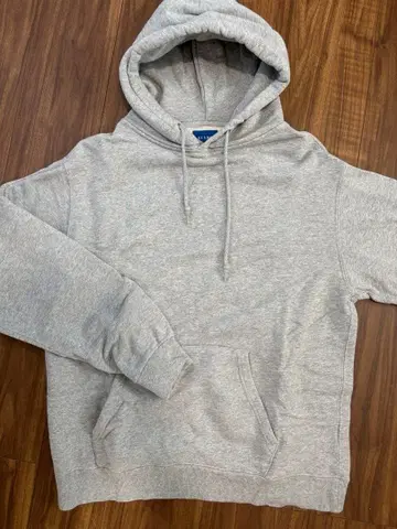 BEAMS 빔즈 그레이 후드티