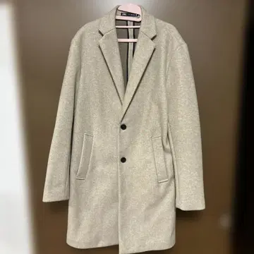 ZARA 베이지 체스터 코트 EUR S