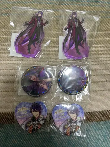 꿈 왕국과 잠자는 100명의 왕자님 꿈100 캔뱃지 아크릴 스탠드 윌