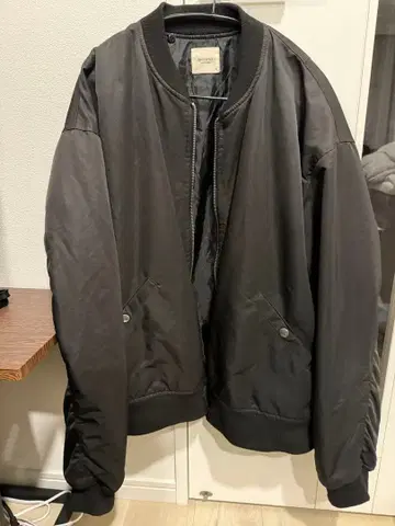 구제 블랙 MA-1 플라이트 자켓