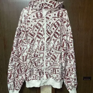 프로덕트 클래식스 달러 지폐 패턴 집업 후드티 B-BOY 후디