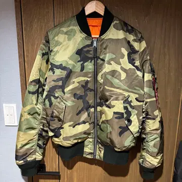 ALPHA MA-1 자켓 L 카모플라쥬