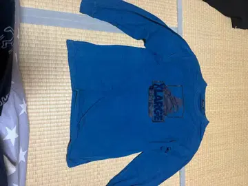 XLARGE 파랑 L 롱 슬리브 T셔츠