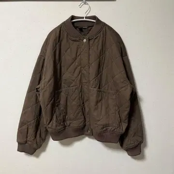 퀼팅 플라이트 자켓