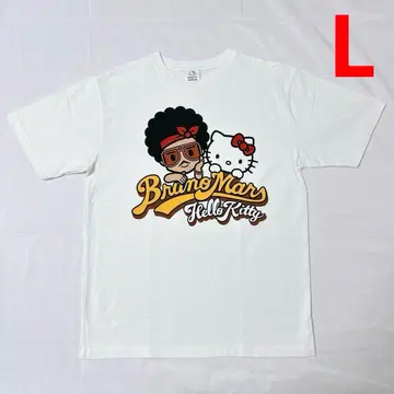 브루노 마즈 헬로키티 콜라보 T셔츠 L 사이즈
