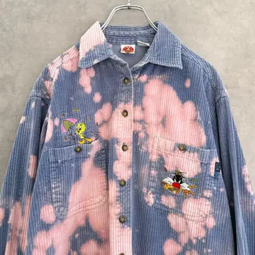 90s Looney Tunes 루니 튠즈 블리치 코듀로이 셔츠