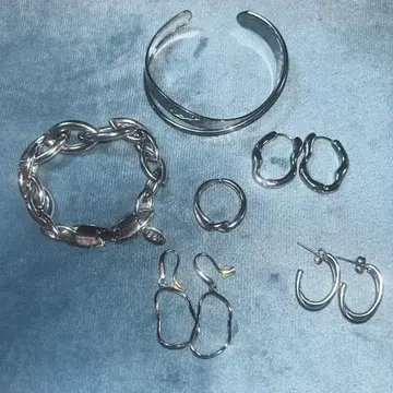 실버 주얼리 세트 6점