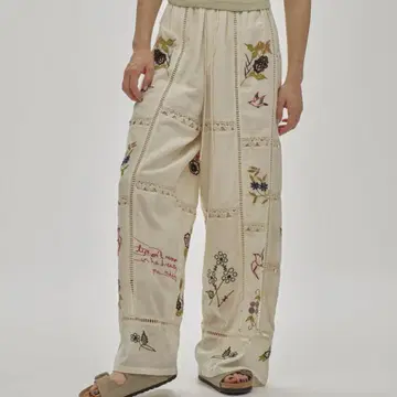 TODAYFUL Embroidery Patchwork Trousers