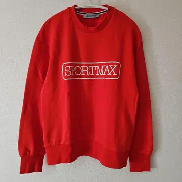 SPORTMAX 로고 레드 트레이닝복