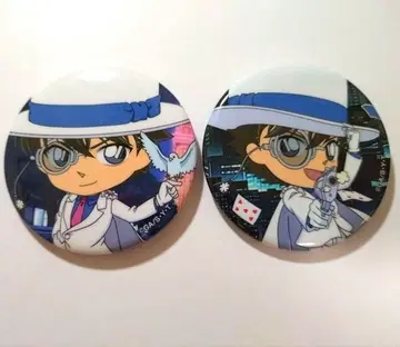 명탐정 코난 코난 퍼즐 괴도 키드 크로스 체인  캔뱃지