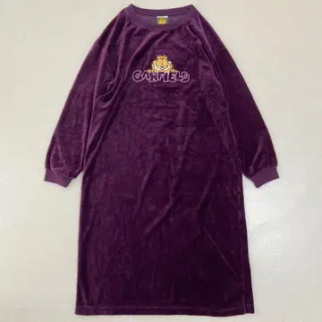 GARFIELD 가필드 벨로아 긴팔 원피스 루즈핏 레어