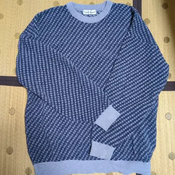 TINA:JOJUN 네이비 뜨개질 스웨터 M