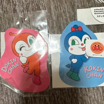 호빵맨 뮤지엄 스티커 짤랑이 코코링 세트