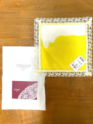 미사용 새상품 긴자와 레이스 시즌 타월 손수건 [맥주]