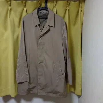 NEWYORKER 베이지 스텐카라 코트 사이드 포켓 포함 거의 미사용