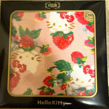 새상품 페이 손수건 헬로키티 스트로베리