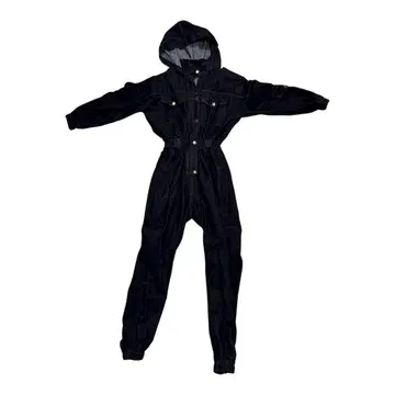 [ 새상품급 ] 후드 부착 데님 작업복 M 사이즈