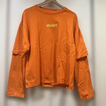 VAUNDY replika 긴팔 티셔츠 오렌지
