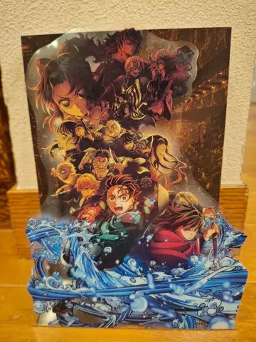 귀멸의 칼날 영화 방문자 특전 아크릴 스탠드 무한성