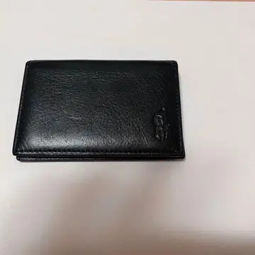랄프 로렌 POLO 가죽 패스 케이스 블랙