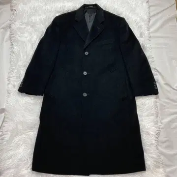 [ 새상품급 ] 체스터 코트 울 캐시미어 블랙 M 사이즈 상당