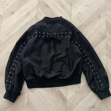 WEGO 레이스업 블루종 블랙