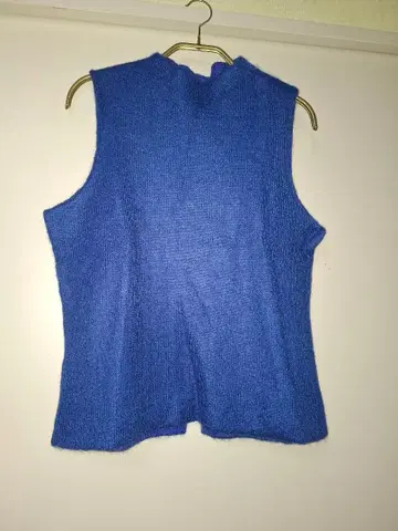 크라프트 히로 사이즈 M 파랑 슬리브리스 니트 베스트 초경량