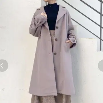 올리브 데 올리브 루즈 체스터 코트 모카 핑크 모카 브라운